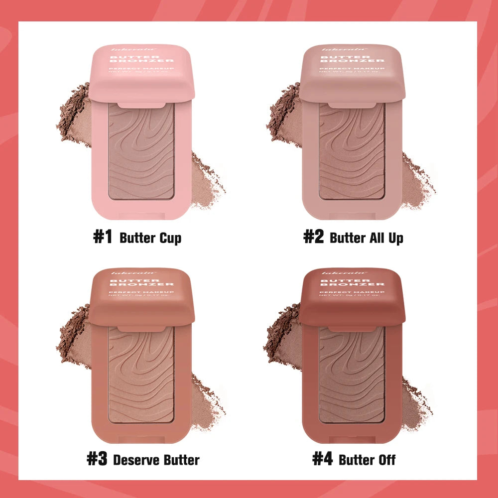 Lakerain Butter Bronzer Cream — Waterproof Shimmer Blush & Silky Monochrome Korean Face Cosmetic for Women