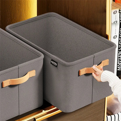 Foldable Clothes Organizer Storage Box — Large Capacity Wardrobe Drawer for Pants, Sweaters & Underwear