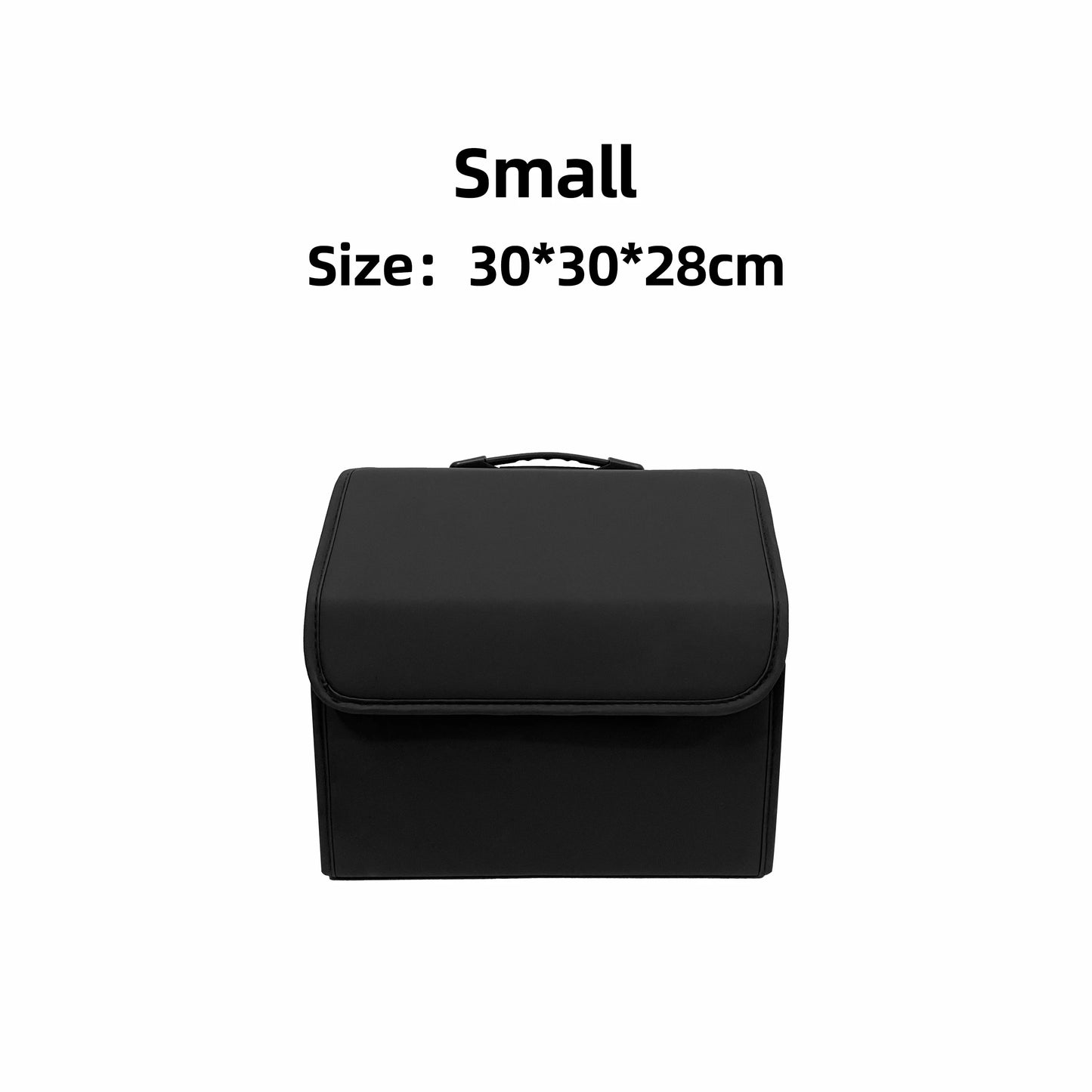 PU Leather Car Trunk Organizer — Collapsible Waterproof Storage Box for SUV, Camping & Road Trips