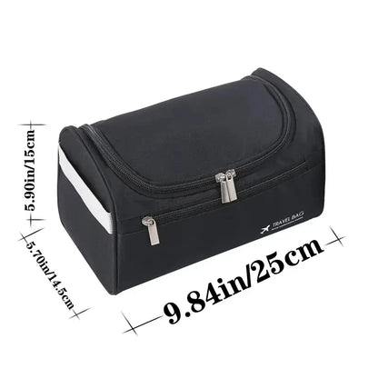 Leather Toiletry Bag — Hanging Dopp Kit for Men & Women