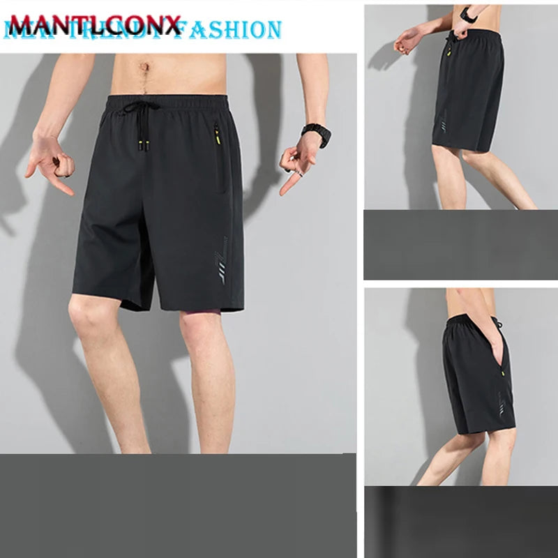 Men's Quick-Dry Sports Shorts — Breathable Running & Football Shorts
