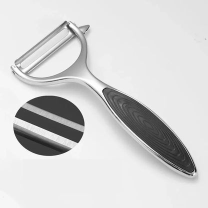 Stainless Steel Multi-Function Vegetable & Fruit Peeler — Carrot Grater & Kitchen Peeling Tool