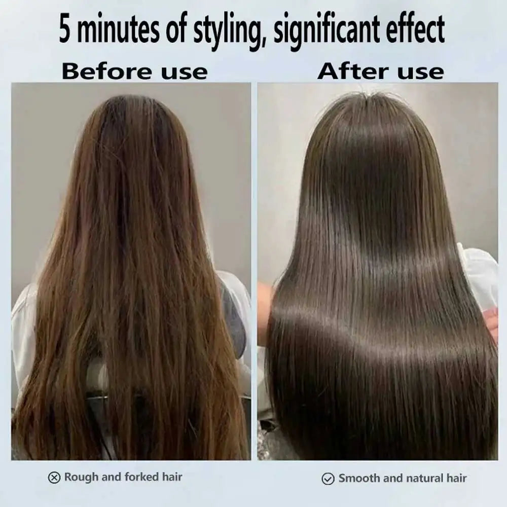 2-in-1 Negative Ion Hair Dryer & Straightener — Multi-Function Long-Lasting Styling Tool for Wet or Dry Hair
