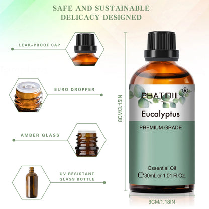 PHATOIL Pure Essential Oil 30ml — Aromatherapy for Diffusers & Relaxation