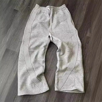 Camo Tactical Jogger Sweatpants — Y2K Embroidered Cargo Pants for Men & Women