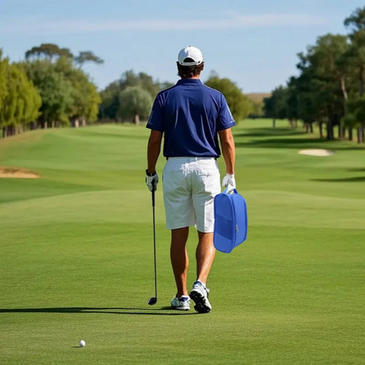 Portable Sports Shoe Bag — Breathable Oxford Carry Bag for Golf, Football & Tennis