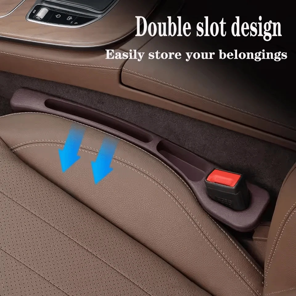 Car Seat Gap Filler — Leak-Proof Side Seam Plug Strip & Phone Wallet Holder for All Car Models
