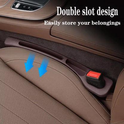 Car Seat Gap Filler — Leak-Proof Side Seam Plug Strip & Phone Wallet Holder for All Car Models