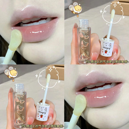 Peach Honey Lip Oil — Plumping & Moisturizing Lip Treatment