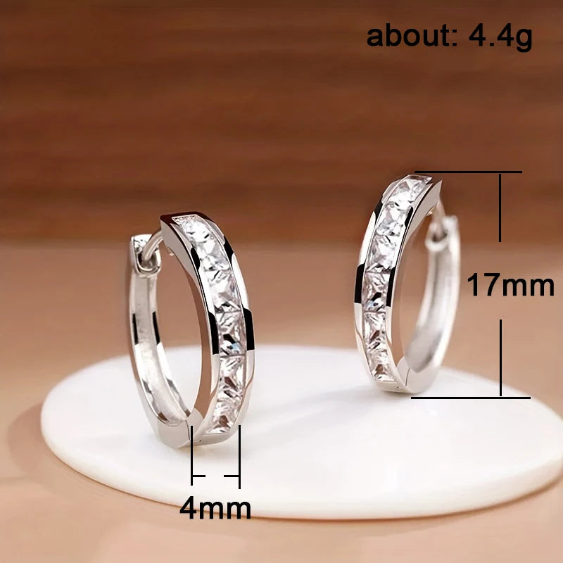 Women’s Cubic Zirconia Hoop Earrings – 11 Classic Designs