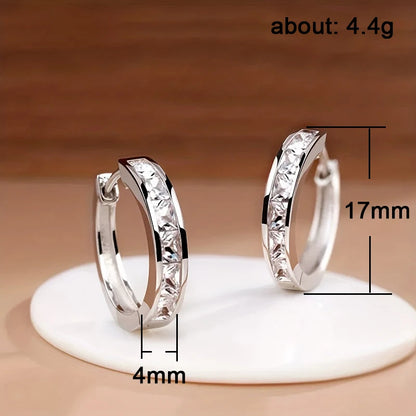 Women’s Cubic Zirconia Hoop Earrings – 11 Classic Designs