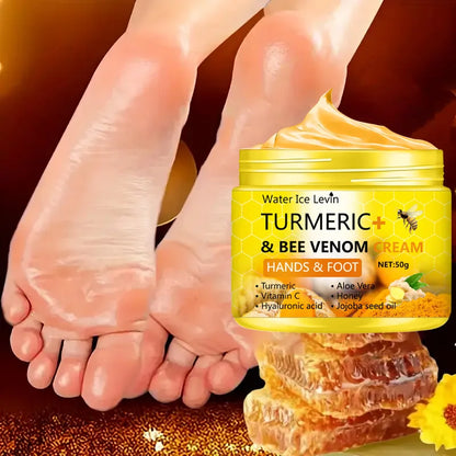 Poison Bee Organic Hand & Foot Cream — Natural Moisturizer for Dry & Flaky Skin