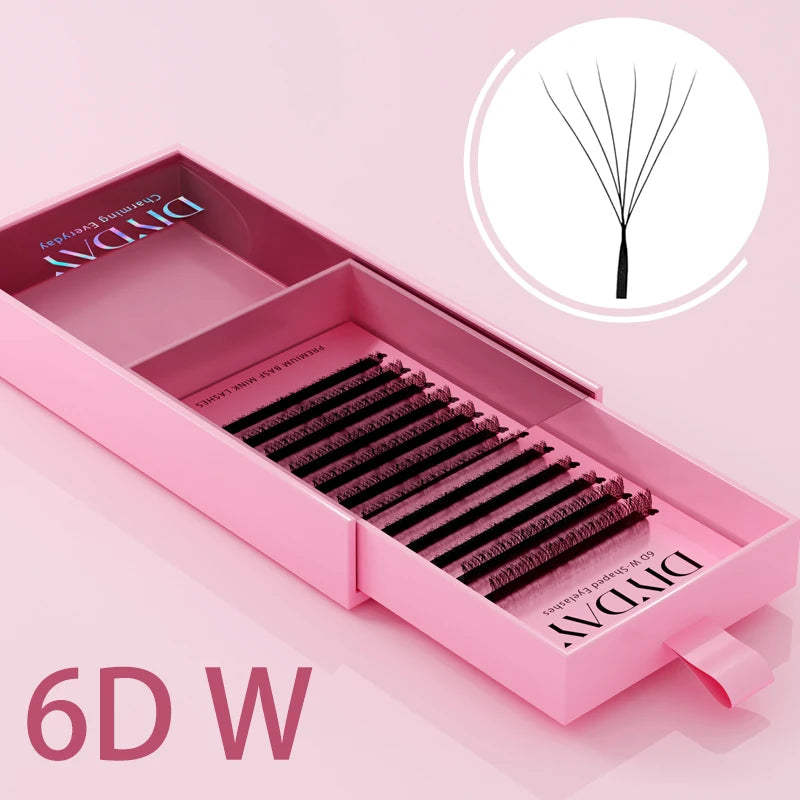 DIYDAY W-Shape Eyelash Extensions — Dramatic Volume & Length at Home
