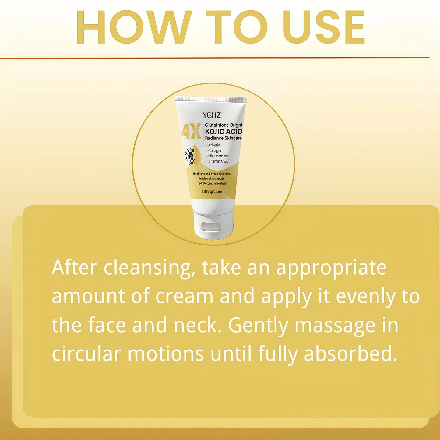 Kojic Acid Brightening Face Cream — Dark Spot Corrector for Men & Women