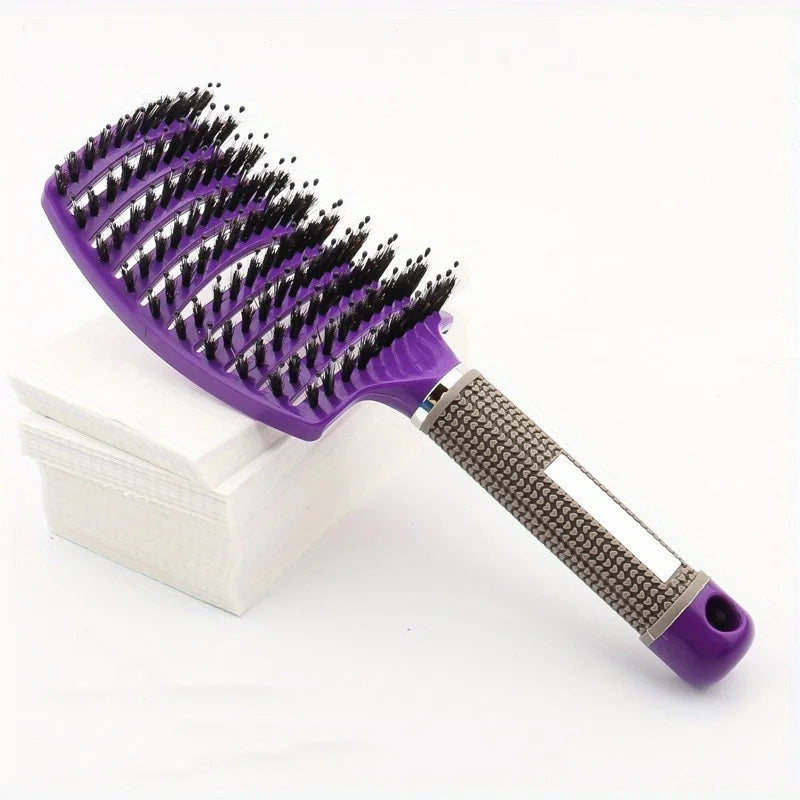 Magic Scalp Massage Detangling Hair Brush — Professional Wet Curly Hair Detangler for Women