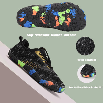 Kids Aqua Beach Water Shoes — Quick-Dry Barefoot Swim Sandals for Boys & Girls | Surfing, Boating & Wading