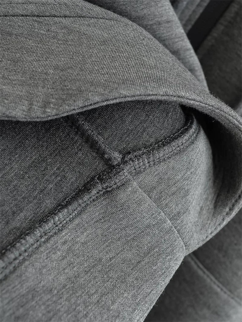 KEYANKETIAN Oversized Zip-Up Hoodie — Unisex High Street Sweatshirt
