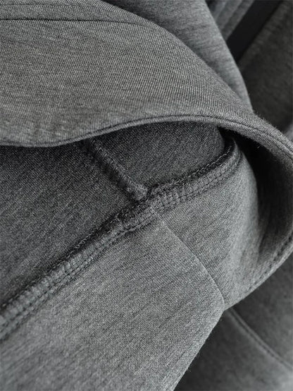 KEYANKETIAN Oversized Zip-Up Hoodie — Unisex High Street Sweatshirt