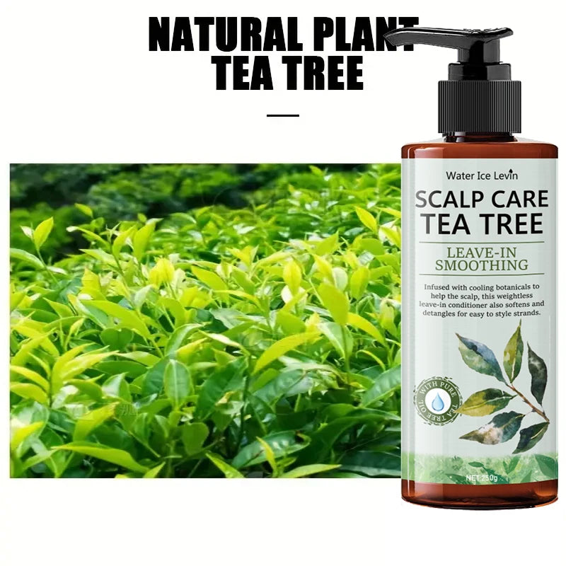 Tea Tree Super Fluffy Moisturizing Conditioner — Fresh & Smooth Dry Hair Care with Long-Lasting Fragrance (250g)