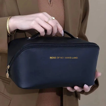 Luxury Makeup Organizer Bag — Zip Travel Cosmetic Case for Women