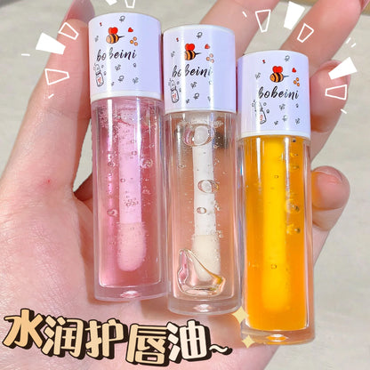 Peach Honey Lip Oil — Plumping & Moisturizing Lip Treatment