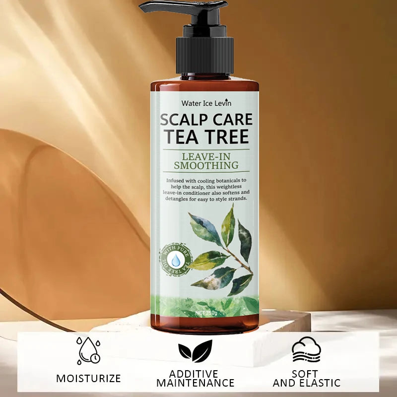 Tea Tree Super Fluffy Moisturizing Conditioner — Fresh & Smooth Dry Hair Care with Long-Lasting Fragrance (250g)