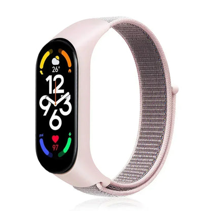 Nylon Sport Strap for Xiaomi Mi Band 3 4 5 6 7 — Soft Adjustable Replacement Wristband
