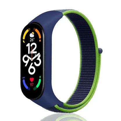 Nylon Sport Strap for Xiaomi Mi Band 3 4 5 6 7 — Soft Adjustable Replacement Wristband