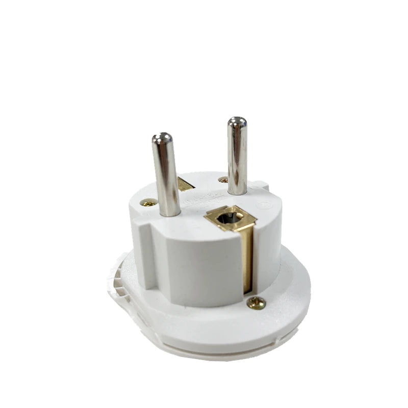 Universal Travel Adapter Converter — EU & Korea Plug 16A 250V with 2 Round Pin Socket for AU, US, UK & CN to EU/KR