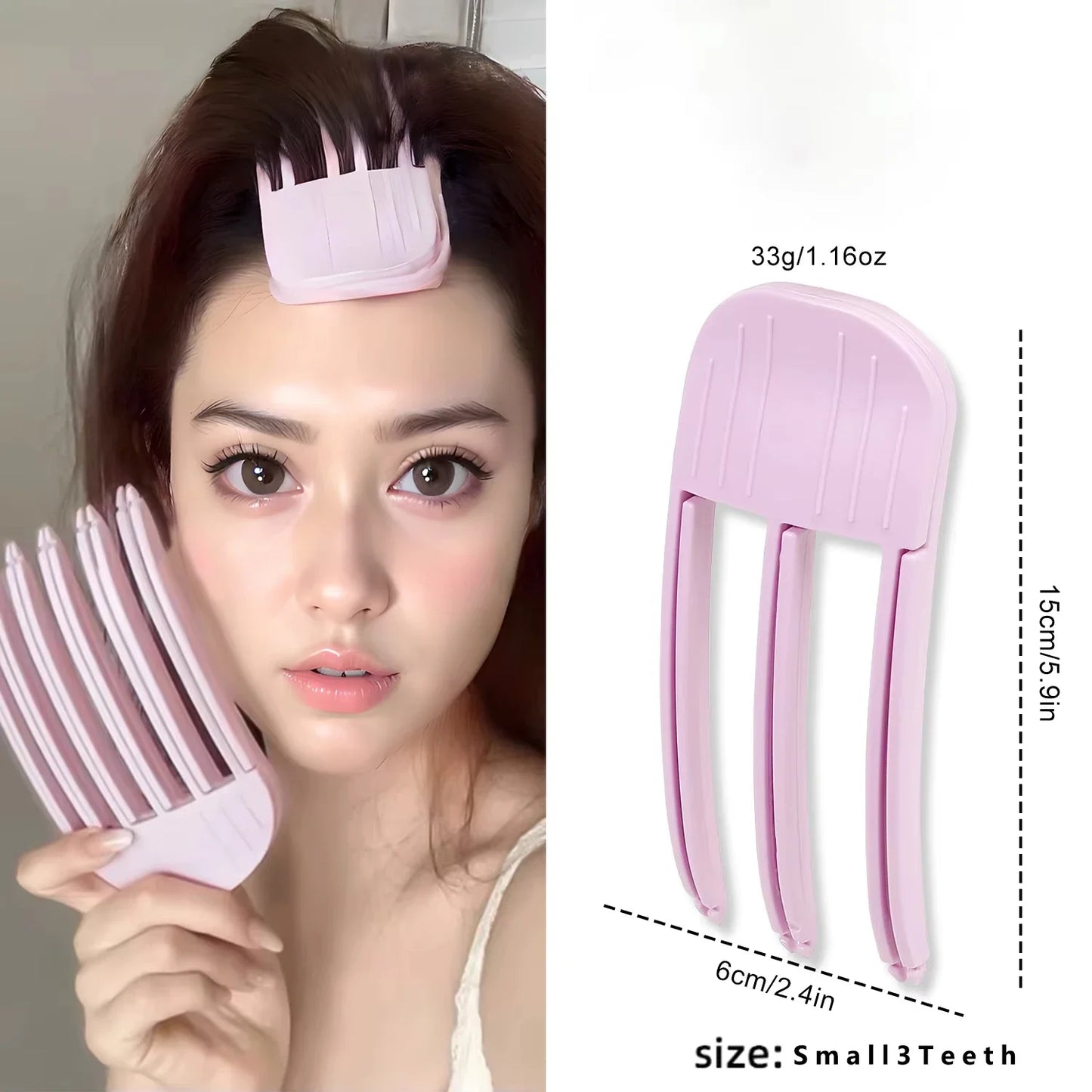 Fluffy Volumizing Hair Clips — Curling Bangs & Root Lift Clips for Women