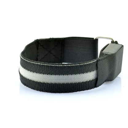 LED Safety Armband Light — USB Rechargeable Running & Cycling Wristband
