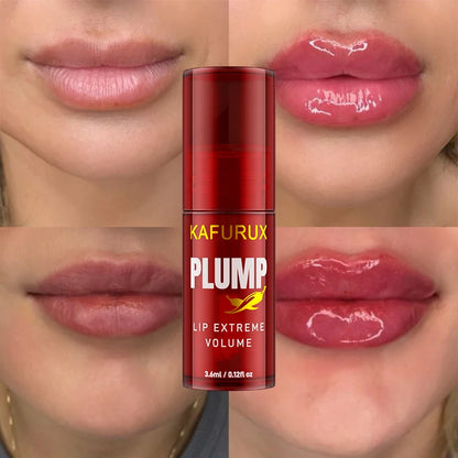 Chili Pepper Lip Plumper Oil — Instant Volumising Lip Gloss Serum & Long-Lasting Moisturizing Essence for Women