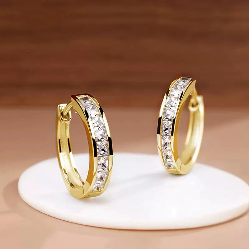 Women’s Cubic Zirconia Hoop Earrings – 11 Classic Designs