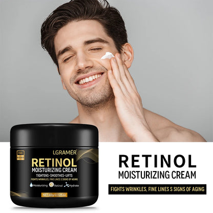 Men's Retinol Anti-Aging Face Moisturizer — Pore-Minimizing, Whitening & Smoothing Cream