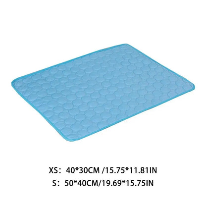 Pet Cooling Ice Mat — Summer Self-Cooling Pad for Cats & Dogs, Sofa & Floor Use