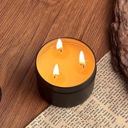 36-Hour Emergency Beeswax Survival Candle — 3-Wick Long Lasting Aroma Candle for Home & Camping