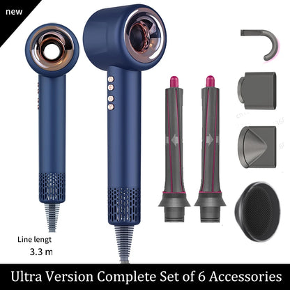 Super Leafless Negative Ion Hair Dryer — 220V Personal Hair Care & Styling Tool with Constant Anion Technology