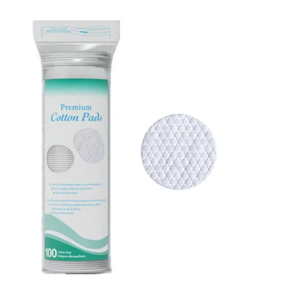 Disposable Makeup Remover Cotton Pads — Soft Dual-Sided Facial Cleansing Rounds for Daily Use & Nail Polish Removal