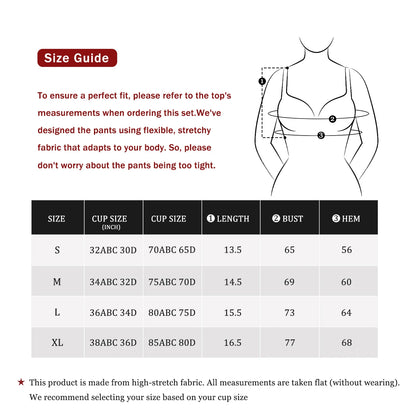 Women's 2-Piece Fitness Sports Set — Strapless Crop Bra & Yoga Workout Gym Suit for Women