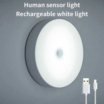 Smart Cabinet Light with Motion Sensor — USB Rechargeable Wireless Magnetic Under-Cabinet LED