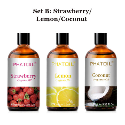 PHATOIL Aromatherapy Fragrance Oil 100ml — Premium Diffuser & Home Scent