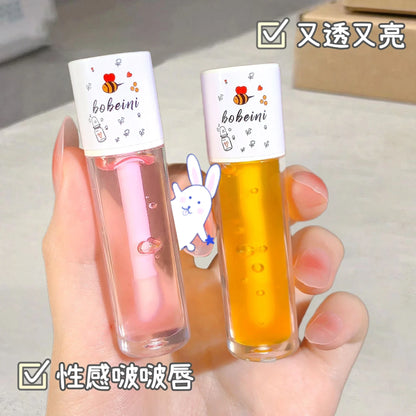 Peach Honey Lip Oil — Plumping & Moisturizing Lip Treatment