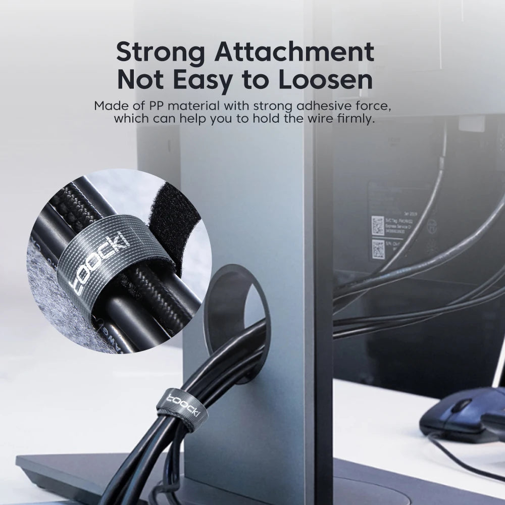 Toocki Cable Organizer & Wire Winder — USB Cable Management Protector for iPhone, Samsung & Earphones