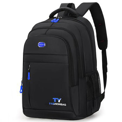 Neutral Nylon Business & Travel Backpack — Unisex Laptop Bag for Work, School & Travel