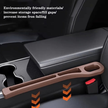 Car Seat Gap Filler — Leak-Proof Side Seam Plug Strip & Phone Wallet Holder for All Car Models