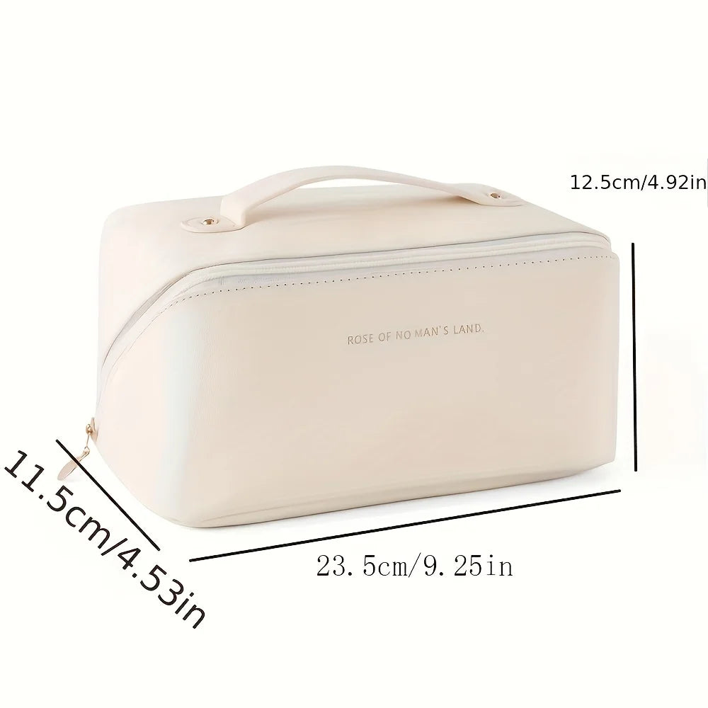 Luxury Makeup Organizer Bag — Zip Travel Cosmetic Case for Women