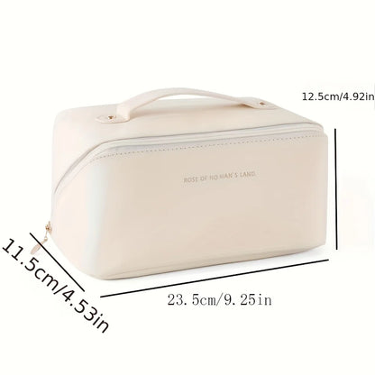 Luxury Makeup Organizer Bag — Zip Travel Cosmetic Case for Women