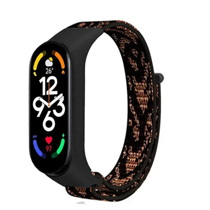 Nylon Sport Strap for Xiaomi Mi Band 3 4 5 6 7 — Soft Adjustable Replacement Wristband