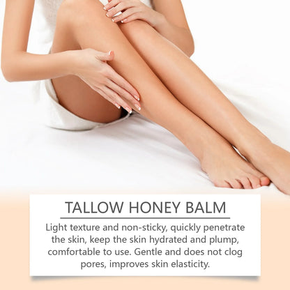 Tallow Honey Glow Cream — Hydrating Face & Body Moisturizer for Firming & Brightening