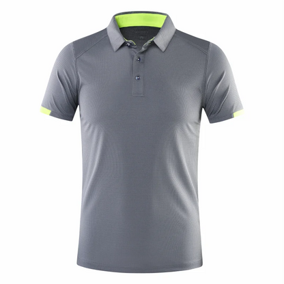 Men's Quick-Dry Sports POLO Shirt — Breathable Short Sleeve Cycling & Fitness Top